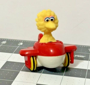 Vintage illco Yellow Big Bird Red Plane Car Toy JIm Hensons - Picture 1 of 5