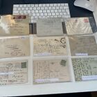 GREAT COLLECTION OF 9 x RARE WW1 ENVELOPES & POSTCARDS WITH CENSOR STAMPS