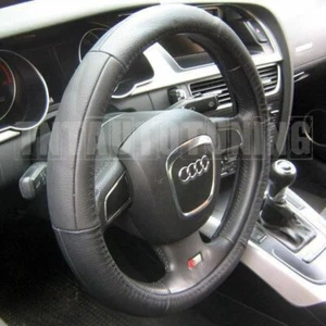Couvre Volant en Cuir Noir, Beige ou Gris pour Mercedes A B C E S M G Classe ML - Picture 1 of 7