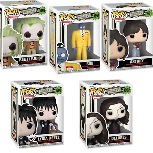 Beetlejuice 2 - Astrid Lydia Deetz Bob Delores Pop! Vinyl Figure 5 SET - NEW - Picture 1 of 6
