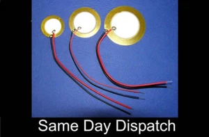 Miniature Piezo Transducers In Three Sizes 20 27 & 35mm... - Picture 1 of 1