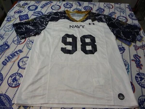 2020 Under Armour Navy Midshipmen Football Jersey Vs Army XL 175th Anniversary - Picture 1 of 8