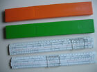 LOT OF TWO Made in USSR SLIDE RULES WITH CASES