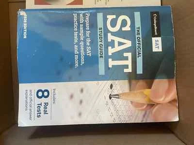 The Official SAT Study Guide 2020 Edition College Board 8 Real Test Lightly Used - Image 1 of 2