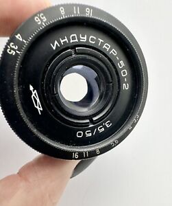 Industar 50-2 50mm f3,5 Russian Bokeh portrait Lens DSLR M42 Mount Old