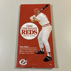 Vintage 1986 CINCINNATI REDS Dave Parker Media Guide - Picture 1 of 6