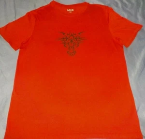 Mens cotton T-shirt Red with Dragon print, size M, new - Picture 1 of 3