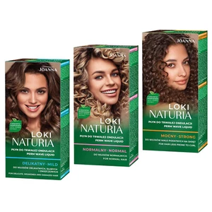 Joanna Naturia Loki Perm Hair Waves Liquid Curly Wavy Hair Kit Cream Treatment - Picture 1 of 11