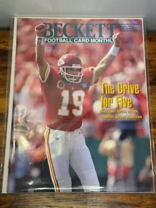 Joe Montana Kansas City Beckett Football Card Magazine Price Guide Issue #57 '94 - Picture 1 of 4