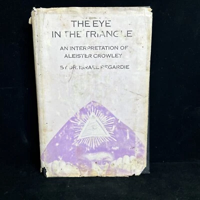 1970, 1st, DJ, EYE IN THE TRIANGLE, ALEISTER CROWLEY, by ISRAEL REGARDIE, OCCULT - Image 1 of 4