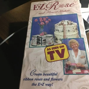 E-Z Rose and Flower Maker VHS Still Sealed - Picture 1 of 2