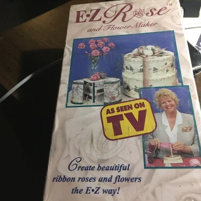 E-Z Rose and Flower Maker VHS Still Sealed - Image 1 of 2
