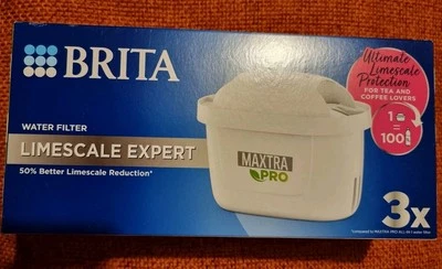 Original BRITA Maxtra PRO Limescale Expert All-in-1  Filter Cartridge 3 Pack.New - Image 1 of 4