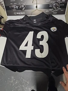 Pittsburgh Steelers Troy Polamalu Herren Trikot Mens #43 Reebok NFL Größe L - Bild 1 von 14