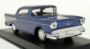 High Speed 1/43 Scale - Chevy Bel Air Metallic Blue 1965 diecast model car - Picture 1 of 4