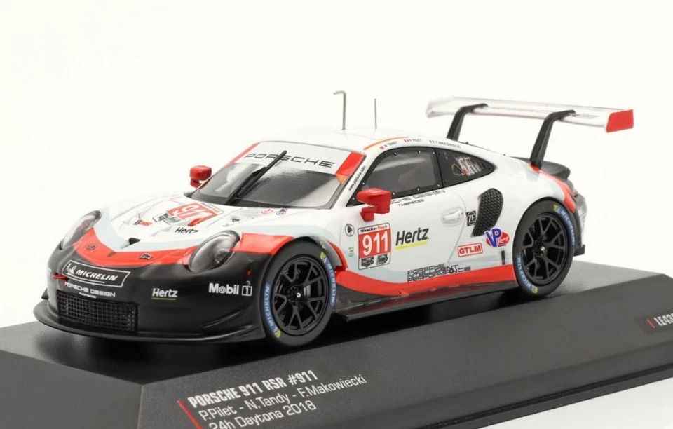 IXO escala 1:43 Porsche 911 (991) RSR #911 24h Daytona 2018 Makowieckie Foto 1 de 1