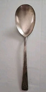 De colección William Rogers AA Plateado Grande Cazuela para Servir Cuchara 9 pulgadas - Imagen 1 de 8