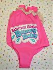 Vintage Mattel Bouncin Bouncy Baby Bathtime Singing Pink Outfit 