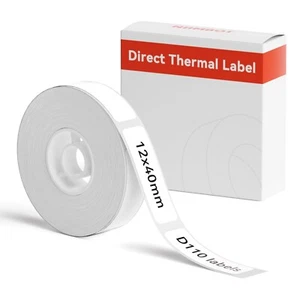 redblack Labels for NIIMBOT B21 Pro (D-White) - Picture 1 of 7