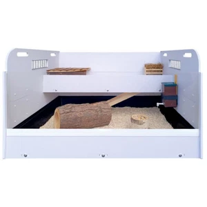 Meerschweinchen Stall - Komplettset mit Holzausstattung - Kleintierstall - Bild 1 von 8