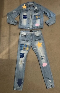 Conjunto de jeans y chaqueta de mezclilla - Imagen 1 de 5