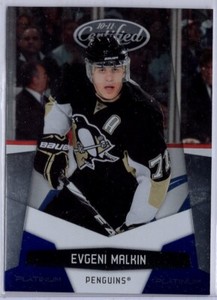 2010-11 Panini Certified Platinum Blue #116 Evgeni Malkin 116/250