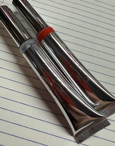 MALLY KISS ME TINTED LIP OIL - Set of 2 - New w/o Box Sealed Cherry Pop & Clear - Picture 1 of 5