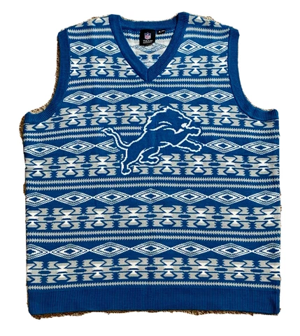 Detroit Lions — NFL Team Apparel Sweater Vest — Size Men’s 2XL Cover