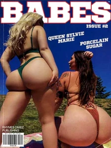 BABES Magazine 2022 Issue 2 QUEEN SYLVIE MARIE and PORCELAIN SUGAR Cover - Picture 1 of 1