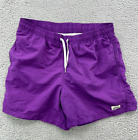Bather Swim Trunks Mens Size Large Solid In Purple Canadian Made