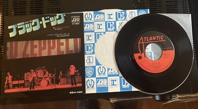 Led Zeppelin Black dog 7" vinyl P-1101A cw Misty Mountain Hop - Excellent Cond - Image 1 of 3