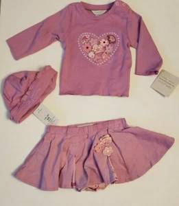 Baby 3 Piece Skirt Set Guess Brand baby Size 6/9 Months - Picture 1 of 5