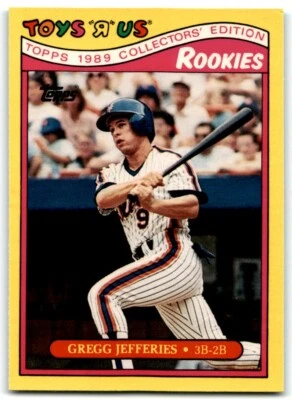 1989 TOPPS TOYS'R'US ROOKIES GREGG JEFFERIES NEW YORK METS #15 - Image 1 of 2