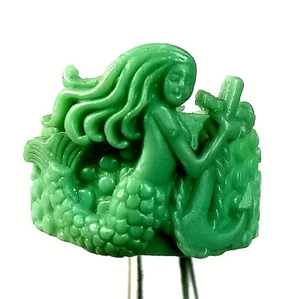 wax ring mermaid patterns for lost wax casting silver gold jewelry 3D - Picture 1 of 6