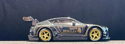 Hot Wheels 2018 Bentley Continental GT3 CUSTOM rodas e pneus pilotos reais - Imagem 1 de 4