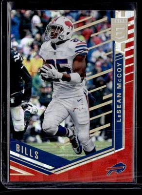 2018 Donruss Elite #98 LeSean McCoy Red SN - Image 1 of 2