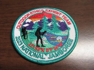 2023 National Jamboree Outdoor Ethics Exhibit Team Patch      K2 - Picture 1 of 1