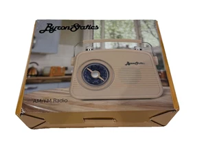 ByronStatics Tragbares Radio AM FM, Vintage Retro Radio mit eingebauten Lautsprechern, B - Bild 1 von 3