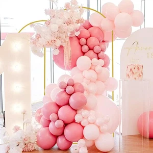 Soporte de telón de fondo de arco dorado para decoración de ceremonia de graduación de fiesta de cumpleaños - Imagen 1 de 5