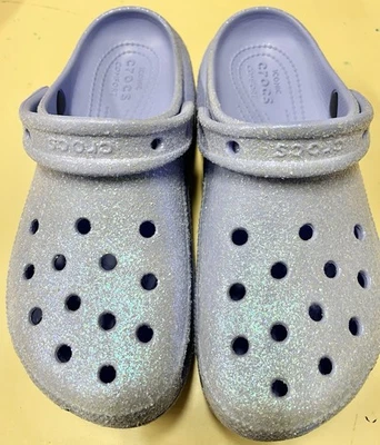 Crocs платформе классический Bae сабо туфли сиреневый блеск светло-фиолетовый женщин 8 - Изображение 1 из 4