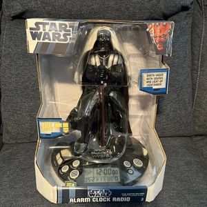 Star Wars 12" Darth Vader Alarm Clock Radio Factory Sealed Jazwares New 2012 - Picture 1 of 8