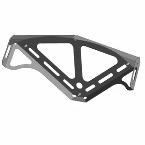 Polaris Rack Support Assembly, Rear, Matte Black, Genuine OEM Part 1024204-458 - Picture 1 of 2