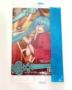 Tarjeta VOCALOID Bad End Night Hatsune Miku Transparente Auténtica MORINAGA Japón - Imagen 1 de 2
