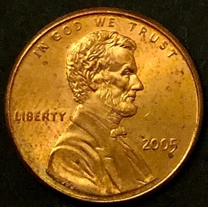 2005-P - LINCOLN MEMORIAL BACK CENT - AU BU - MONETA TONICA - Foto 1 di 2