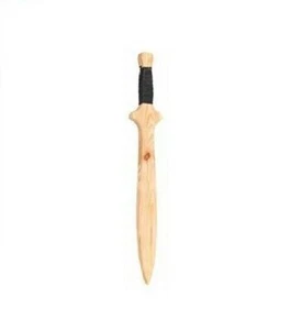 Medieval Period Wooden Sword 39 Inches Blade Natural Color Reenactment LARP - Bild 1 von 4