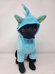 French Bulldog In Unicorn Plush Outfit 13 Inch Frenchie Realistic Stuffed Animal - Picture 1 of 10