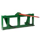Titan Attachments Green Global Euro Hay Frame Attachment with 39" Hay Spear and
