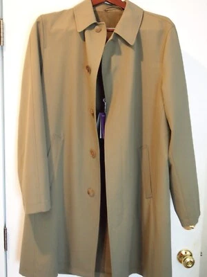Abrigo de lana Ralph Lauren etiqueta púrpura RL Travlwear Performance nuevo con etiquetas 44R $2495 oliva Foto 1 de 4
