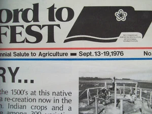 Forword to FARMFEST sEPT 13-19, 1976  - Picture 1 of 7