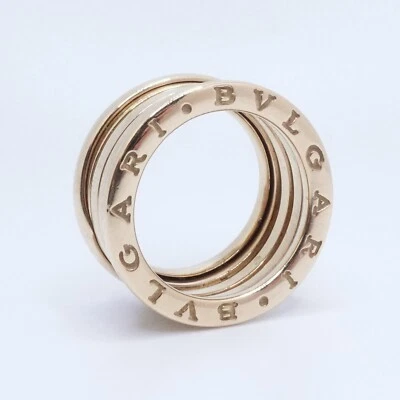 Anillo ancho banda Bvlgari oro amarillo 18K B.zero1 - talla 6 con caja Foto 1 de 4